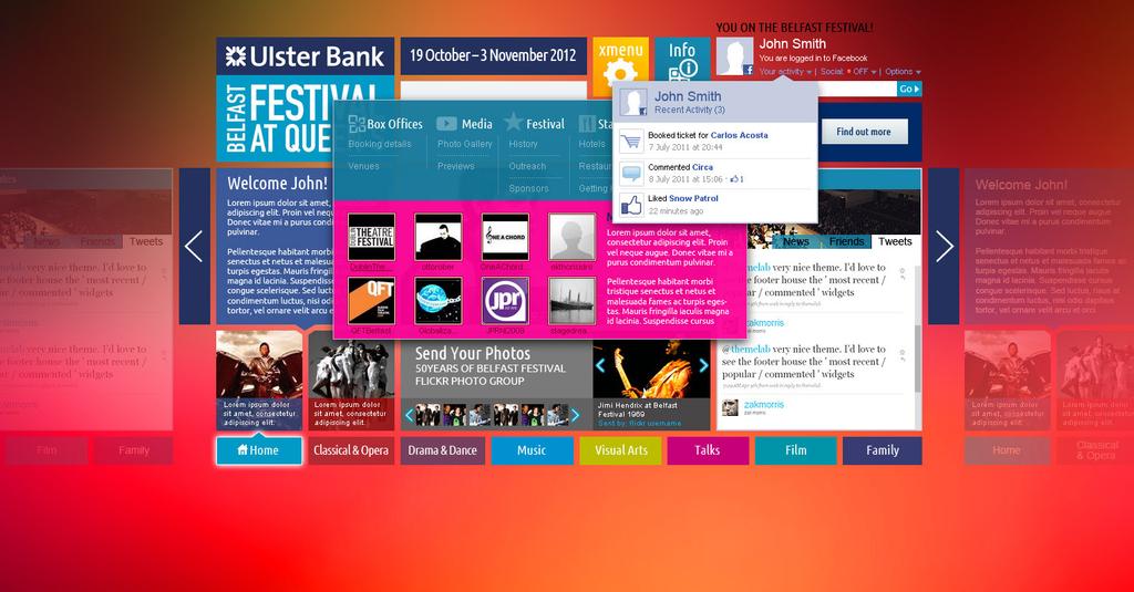 BelfastFestival honlapterve www.belfastfestival.