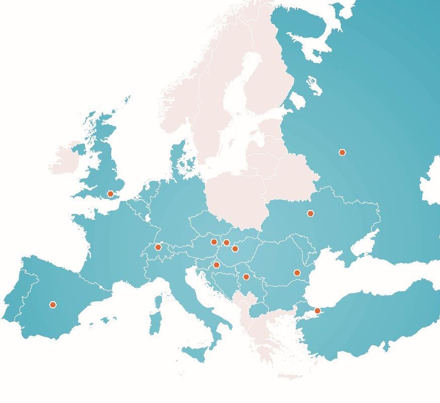 MET-csoport egy egyedülálló nemzetközi, több árupiacon aktív kereskedő vállalat, erős európai jelenléttel Jelentős nemzetközi jelenlét 12 Országban 21 Nemzetközi 25 Nemzeti leányvállalat kereskedési