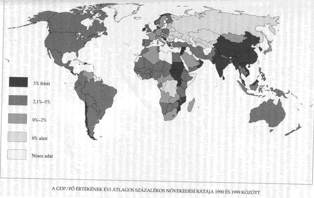 ÁLTALÁNOS TÁRSADALOMFÖLDRAJZ GAZDASÁGI NÖVEKEDÉS Egy olyan országban, ahol magas a gazdasági fejletség, általában az állampolgárok többsége jómódban él.