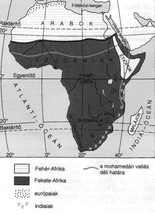 REGIONÁLIS FÖLDRAJZ AFRIKA Lakossága Afrika őslakói a fekete bőrű afrikaiak, valamint az ókorban Ázsiából bevándorolt arabok.