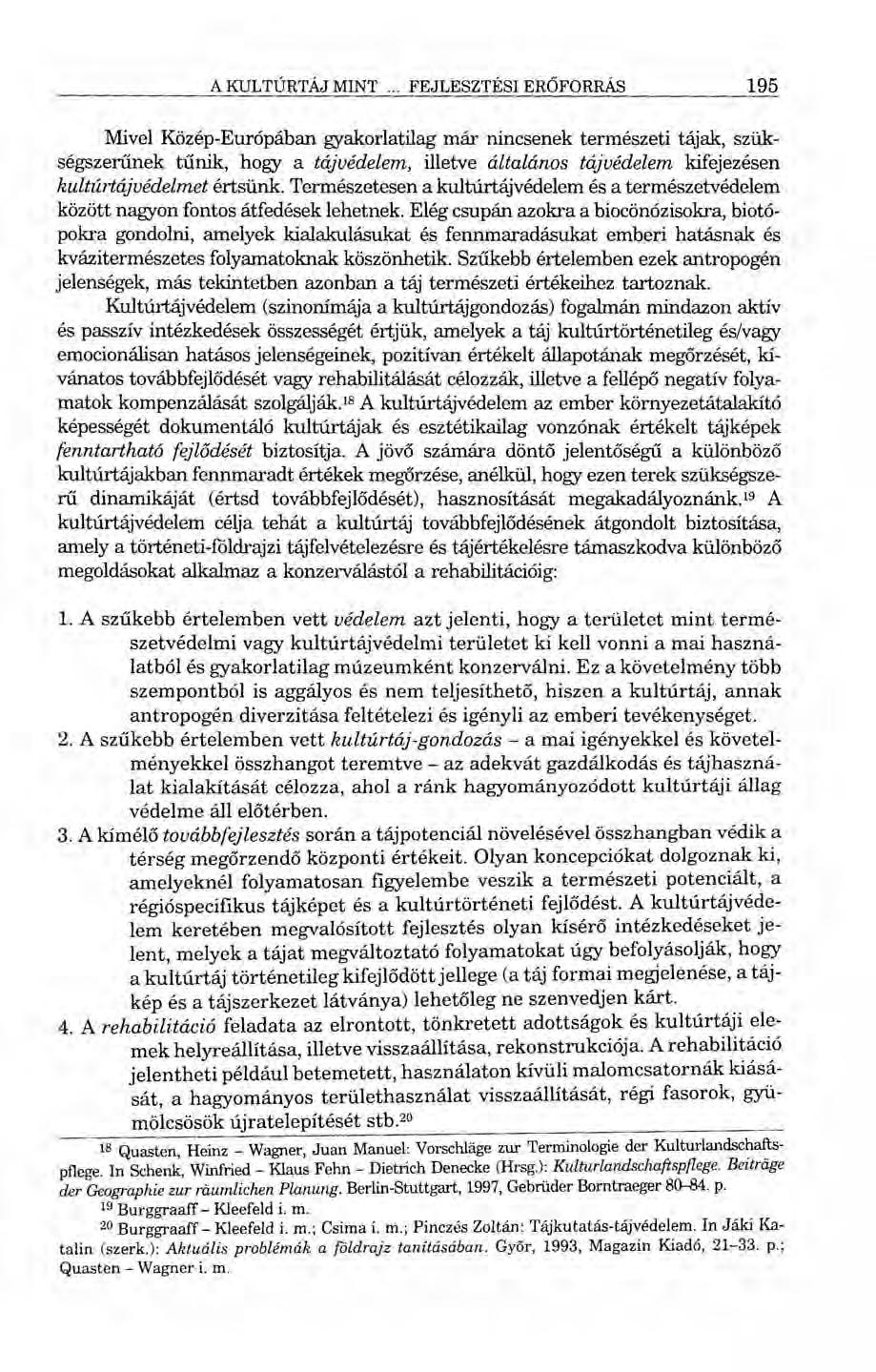 A KULTÚRTÁJ MINT.
