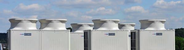 ELŐNYÖK A City Multi VRF előnyei és jellemzői VRF rendszerek a korszerű és komplex építészetért.