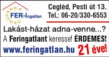 : 0620/936-4902 CEGLÉDEN kertes ház eladó. Irányár 4,3 mft. 06-20/9-66- 66-94 CEGLÉD, Csokonai utcában kétszoba- konyhás ház eladó.