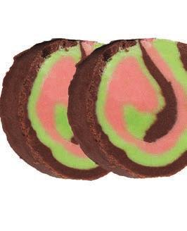 1 Kg, TRIO HÁZITEKERCS Eper és pisztácia ízesítésű 