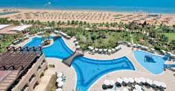 selin resort & spa ***** (Colakli) Közvetlenül a tengerparton található, Colakli településen, kb. 8 km-re Side-től és kb. 55 km-re Antalya repülőterétől. 1991-ben épült, 2008-ban újították fel.