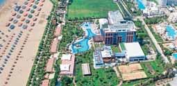 és belső medence relax medence aqua-park (6 vízi csúszdával) SPA központ futball pálya üzletek konferencia terem WIFI (ingyenes a szálloda egész területén) Internet-kávézó (térítéssel, Fulya Resort)