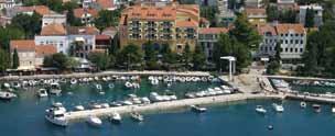 HOTEL MEDITERAN*** A szálloda Crikvenica központjától kb.