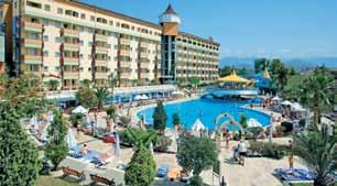 SAPHIR HOTEL **** (Konakli) A szálloda közvetlenül a tengerparton található kb. 500 km-re Konakli településtől, kb.