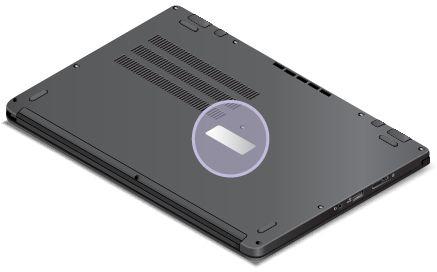 A számítógép eredetiségét igazoló tanúsítvány címkéjének a helyét a következő ábra mutatja: Eredeti Microsoft-termék címke Az Eredeti Microsoft-termék címke azokon a modelleken látható, amelyek