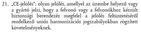 vonatkozó szabályok terén történő információszolgáltatási eljárás megállapításáról szóló, 1998.