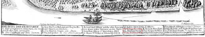 rézmetszetén (1776) jól látható a széles csillagsétánnyal feltárt terület (45/a. kép). 487 A metszethez tartozó jelmagyarázatban L betűvel szerepel egy remeteség is Die Einsiedlerey felirattal.