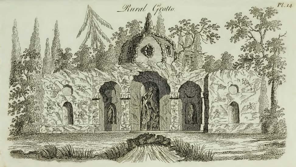 17. kép: Grotta-kútház. William Wrighte terve, 1767.