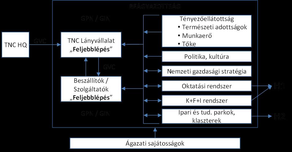 2.) A disszertáció a transznacionális vállalatok és hálózataik szerepének vizsgálatához is átfogóan közelít.