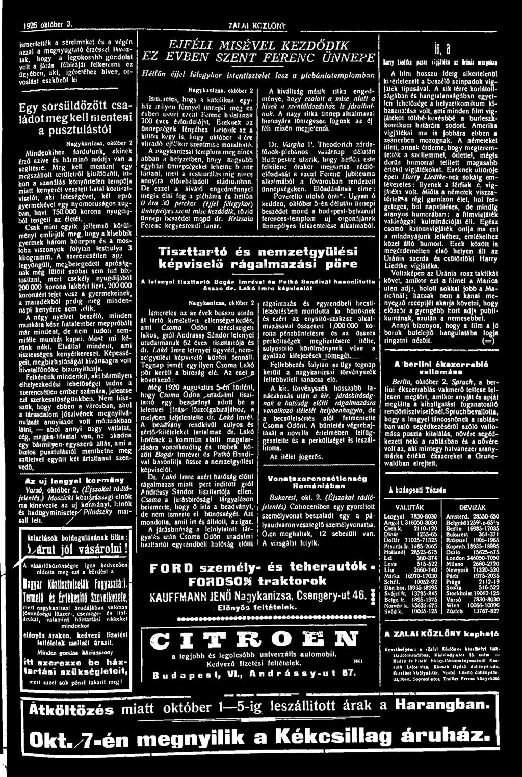 1926 október 3.