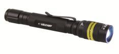 taktikai fejes rúdlámpa, 200 Lumen, alumínium test, IPX6, 18650 Li-ion, 3,7V 2000mAh Blister 6 12 9 677 Ft 8003910200685 LC300 Fémházas, izzós, színezett zseblámpa,