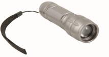 lámpa, tokkal, 25 Lumen, alumínium, csuklópánt, 3 x AAA (nem tartozék) Blister 6 24 1 693 Ft 8003910008816 IN246 3W High Power