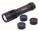 IN248F 5W Cree XPG 2 Led, alumínium rúdlámpa, IPX7, színes lencsékkel, 3 x AAA (elem nem tartozék) Blister 6 48 Új!