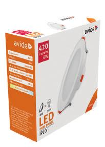 000h 50/60Hz 220-240V A+ energiaosztály nem szabályozható LED Beépíthető Mennyezeti Lámpa kerek plasztik A kerek formájú, műanyag klipes álmennyezetbe szerelhető, beépíthető