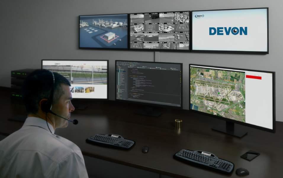 DEVON FELÜGYELETI RENDSZER A Devon termékcsalád egy off-line, térkép alapú felügyeleti rendszer, melynek segítségével képesek vagyunk monitorozni különböző típusú érzékelőket és eszközöket, így