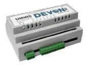 egy RS-485-ös csatolófelülettel rendelkező I/O modul, melynek 8 bemenete és 8 digitális kimenete van.
