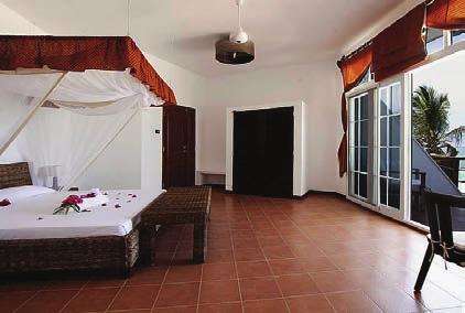 DONGWE OCEAN VIEW Michamvi Pingwe A hotel Zanzibár egyik legszebb pálmafákkal szegélyezett, hosszú