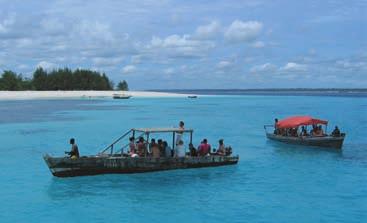üdülőközpontjában egy sziklateraszon fekvő panorámás szálloda közvetlenül Zanzibár egyik legszélesebb