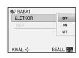 Emelt szintû tudnivalók (Felvétel) [PARTI] Ebben az üzemmódban valósághû képeket készíthet összejövetelekrôl, lakodalmakról stb.