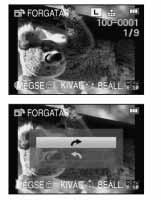 Emelt szintû tudnivalók (Lejátszás) [FORGATÁS]/ [KIJELZ. FORG.