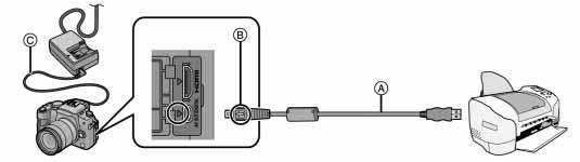 Külsô készülék csatlakoztatása Képek nyomtatása Ha a fényképezôgépet közvetlenül csatlakoztatja USB-kábelen keresztül (mellékelt tartozék) a PictBridge-et támogató nyomtatóra, akkor kiválaszthatja a