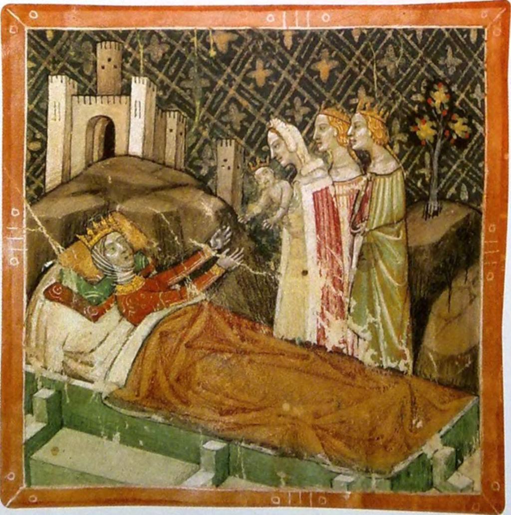 I. (NAGY) LAJOS URALMA I. Lajos király első évei I. Lajos születése. Miniatúra a Képes Krónikából, 1358 után Apja halála után öt nappal, 1342.