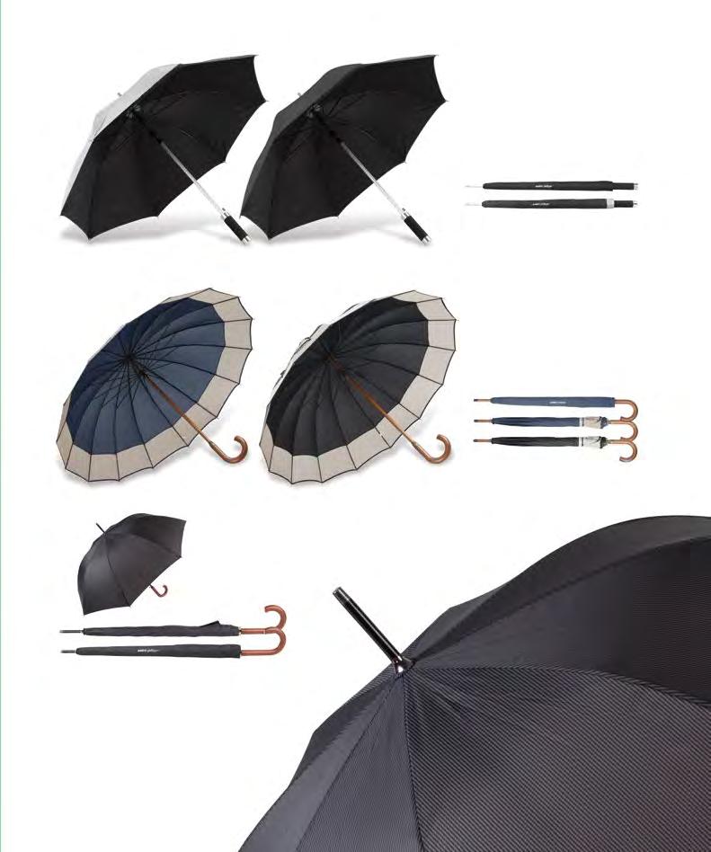 NUAGES 800713 ø1060 850 mm [ T2 (8C, 200 100 mm) 8 paneles esernyő, automata, puha tapintású műanyaggal bevont fém fogóval, tokkal. Anyaga: 190T pongee. André Philippe márkatermék.