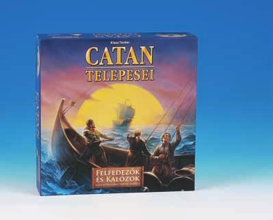 Catan Felfedezők és kalózok Ez a kiegészítés nem önálló játék! Csak a Catan Telepesei alapjátékkal együtt játszható!
