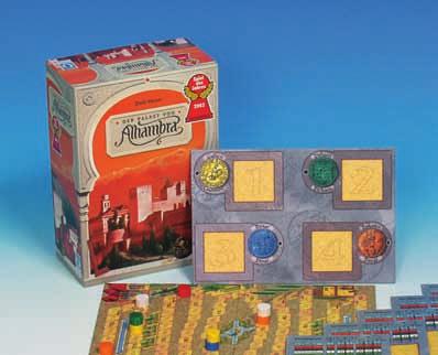 Családi társasjátékok Alhambra Kártyajáték A játékosok célja minél több azonos típusú épületlap gyűjtése.