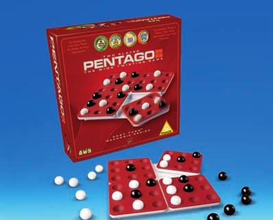 62797 Vonalkód: 90019062797 Logikai játékok Pentago A játékosok célja, elsőként kialakítani egy 5-ös sort a