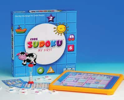 7016 Vonalkód: 2600717016 Sudoku my first A Sudoku My first játékkal már óvodás korú gyerekek