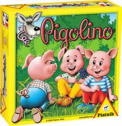 Pigolino A gyerekeknek minden színből kismalacot kell gyűjteniük.