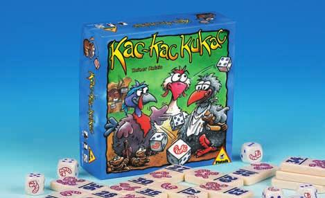 Az a játékos, aki a legtöbb kincset gyűjti össze megnyeri a játékot. 603 Vonalkód: 0350603 Kac Kac Kukac A kezdő játékos megpróbál játéklapot szerezni.