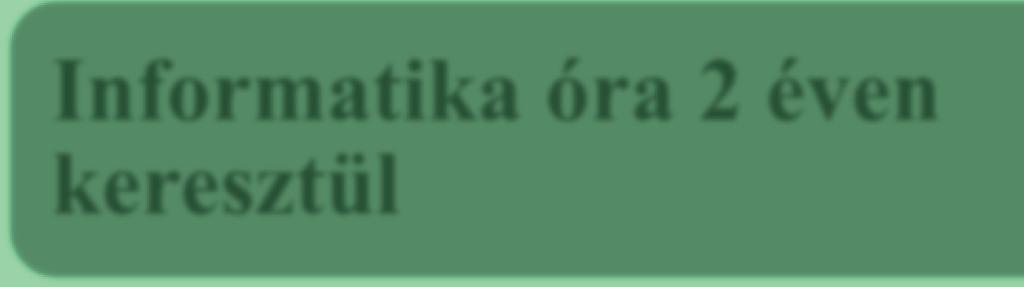 tanított nyelvből, kis csoportok