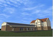 szükség van az épület teljes körű külső és belső felújítására. A projekt keretében egyrészt megújul az épület külső homlokzata, megvalósul a nyílászárók cseréje és a tető is megújításra kerül.