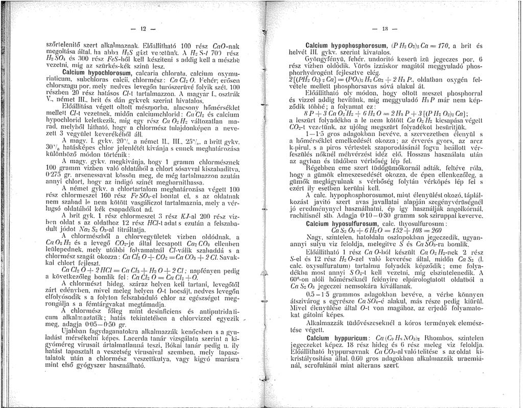 l2 - súírlelenilő szert alkalmaznak. Elfüllillrntó 00 rész CaO-nak me~oltá~a '!Ital. ha abba rf,s g:ízt ve :etün!c A rl S-/ 70') rész FI, S0.