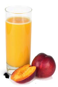 jégkocka 1/3 doboz licsi (lé nem szükséges) 200 ml narancslé 40 g Crème fraîche Öntse az összes