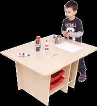 80 cm Bútor JUHAR Többfunkciós asztal Juhar ű, laminált forgácslapból készült, tárolórekeszekkel ellátott
