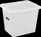 A Basic Box tárolók egymásba rakhatók, így használatukkal helyet spórolhatunk.
