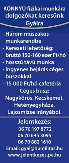 www.keszin.hu 7 ÁLLÁST KÍNÁL BÉRES Gumi Kft. kecskeméti telephelyére keres kamionszerelésben jártas vagy autószerelő végzettséggel rendelkező férfi munkatársat.