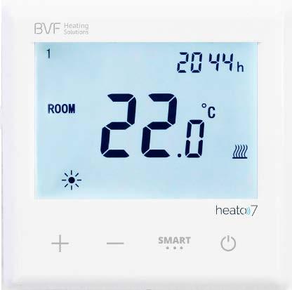 WIFI TERMOSZTÁT ÉS ZÓNAVEZÉRLÉS EGYBEN BVF HEATO Wi-Fi Ready szobatermosztát A BVF Heato termékcsalád valódi innováció az WIFI termosztátok világában.