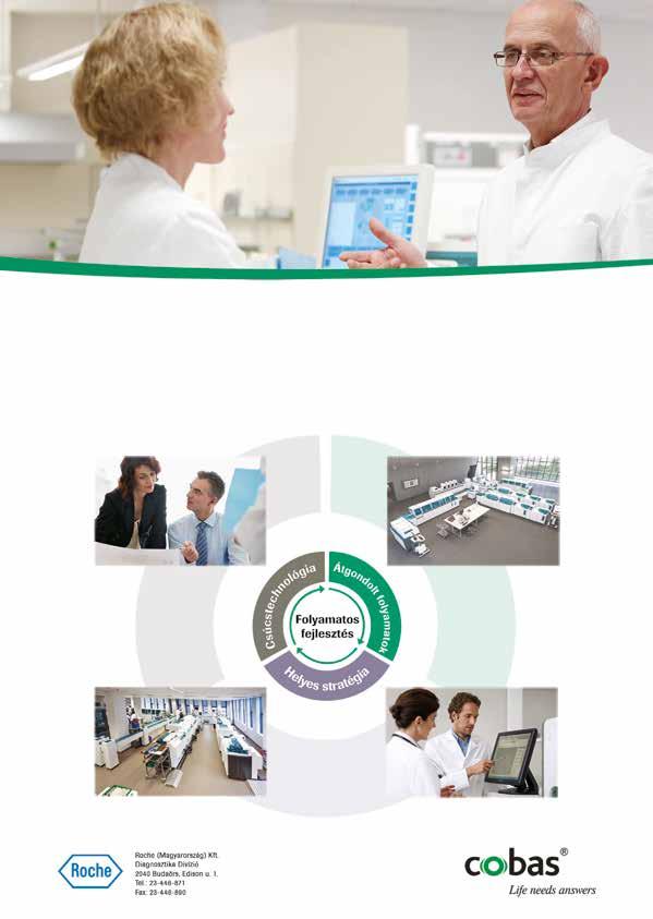 Roche LabAdvance Teljes megoldás az Ön laboratóriumi igényeire szabva Lépésről - lépésre I.