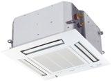 ÚJ / VRF RENDSZEREK Y2 TÍPUSÚ 4 UTAS 60x60-AS KAZETTÁS, FÉLIG REJTETT, MINI Kialakításából adódóan az Y2 pontosan beleillik egy 600 x 600 mm-es mennyezeti nyílásba anélkül, hogy módosítani kellene a