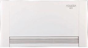 AQUAREA AIR RADIÁTOROK FAN-COIL KÉSZÜLÉKEK HŐSZIVATTYÚS ALKALMAZÁSOKHOZ Új, rendkívül alacsony hőmérsékletű radiátorcsalád hőszivattyús alkalmazáshoz: Aquarea Air 200/700/900 sugárzó hőhatással A