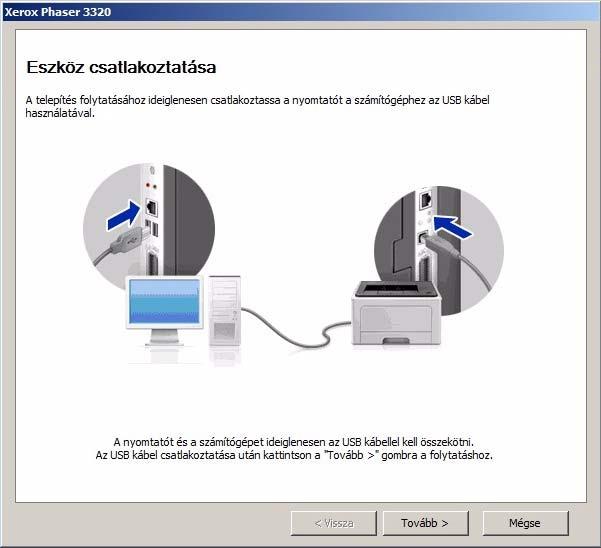 Vezeték nélküli beállítások program (Phaser 3320DNI) Vezeték nélküli beállítások program (Phaser 3320DNI) A Phaser 3320DNI beüzemelése során a nyomtató-illesztőprogrammal együtt telepített Vezeték