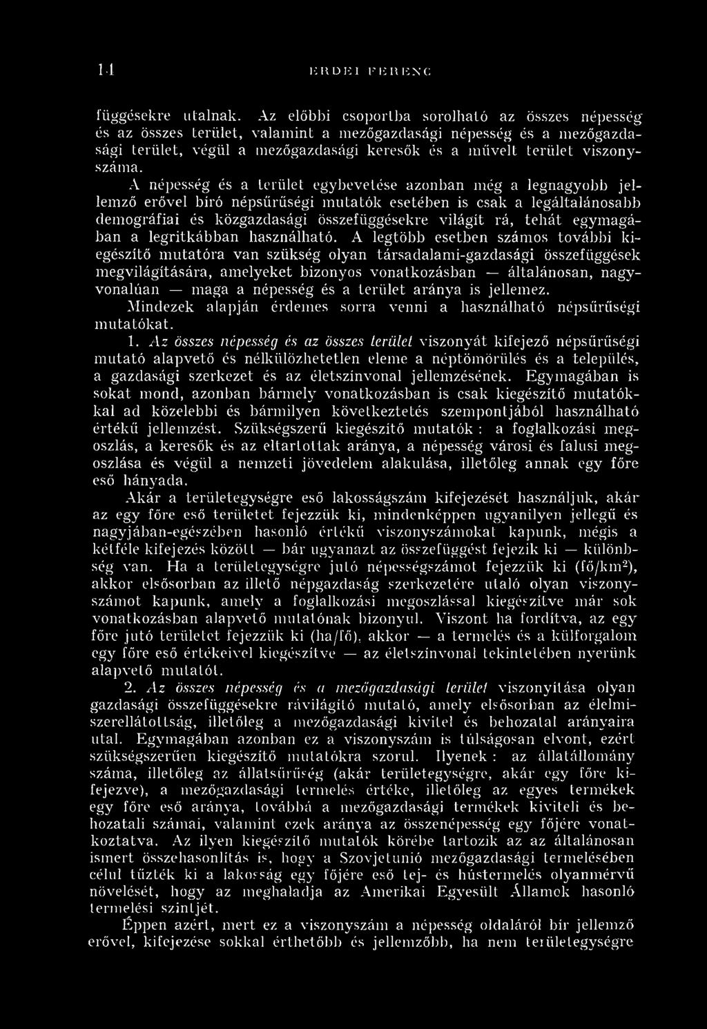viszonyszám a.